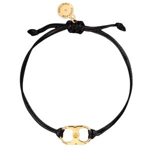 TORY BURCH • Embrace Ambition Black Slider Bracelet